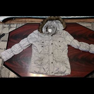 Dollhouse Grey Bomber Jacket